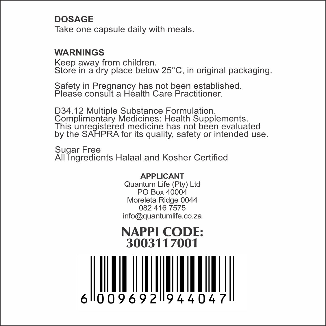 Quantum B-Complex (30 Capsules)